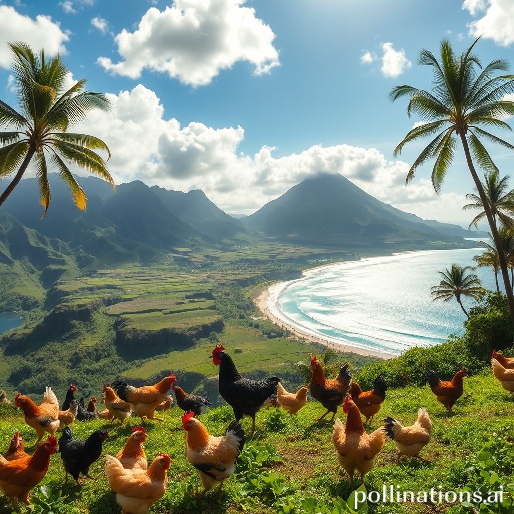 why is there so many chickens in hawaii